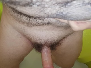 Hairy Teen Soaps Up His Sexy Body