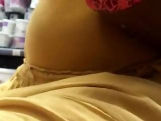 Young Mommy Has Her White Panties Caught On Tape